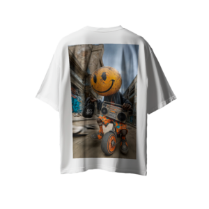 ON OFF UPLOAD RADIO CAMISETA OVERSIZE